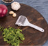 HIC’s Gourmet Rolling Fresh Herb and Multipurpose Kitchen Mincer, with 9-Stainless Steel Blades, White...