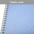 TWONE Graphing Notebook, Spiral Graph Notebook with 80 Sheets/160 Square Grid Paper, 5.5 x 8.25 Inches (1 Pack)...