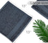 Cleanbear Extra Soft Wash Cloths Washcloths Set 6-Pack 13 x 13 Inches, Highly Absorbent Facecloths (Dark Gray)...