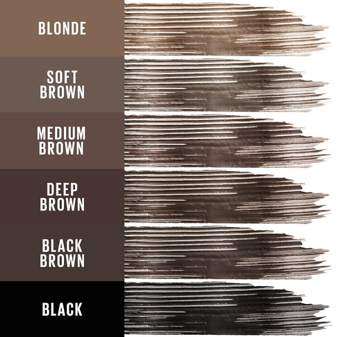 Maybelline Tattoo Studio Brow Styling Gel, Waterproof Eyebrow Make Up, Brow Tint for Up to 36HR Wear, Deep Brown, 1 Count...