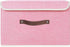 ANMINY Storage Bin with Lid Storage Boxes with PU Leather Handles PP Plastic Board Decorative Foldable Lidded Cotton Linen Fabric Home Cubes Baske...