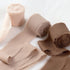Chiffon Ribbon, 6 Rolls Brown Handmade Fringe Chiffon Silk Ribbons, 1.5" x 7Yd Ribbon Set for Gift Wrapping, Wedding Invitations, Bouquet Wrap, Br...