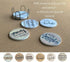 PANCHH Rustic Farmhouse Stone & Cork Coasters for Drinks, Absorbent - Set of 6 Coasters with Holder - Best Housewarming Gifts for New Home Ideas -...