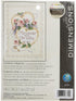 DIMENSIONS 6730 Needlecrafts Counted Cross Stitch, United Hearts Wedding Record, Ivory, 5 inches by 7 inches...