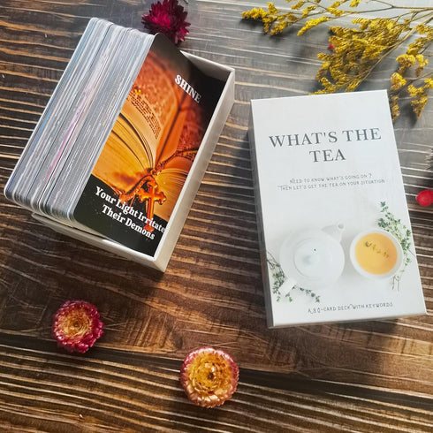 What's The Tea? Relationships Oracle Cards, Life Oracle Deck, Oracle Cards Deck for Beginners, Interpreting Our Career and Life Relationships...