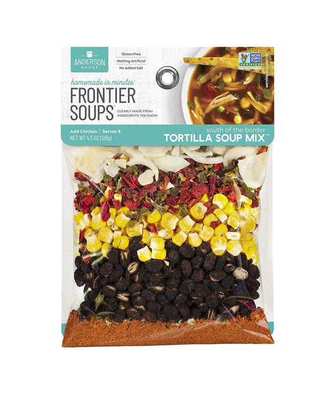 Frontier Soups Homemade In Minutes Soup Mix, South of The Border Tortilla, 4.5 oz...