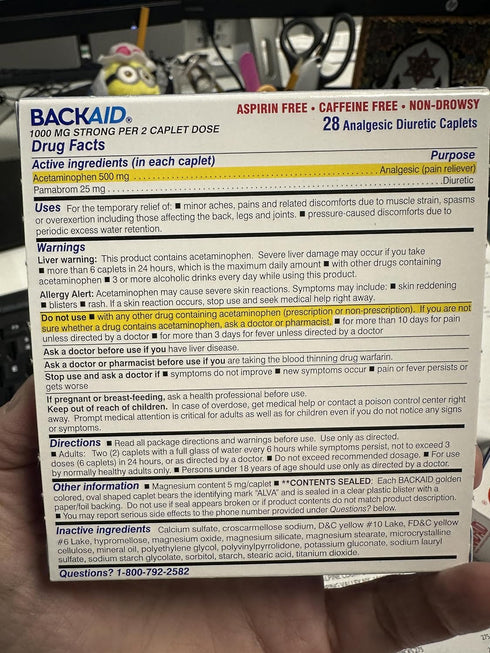 Backaid Max Size 28ct...