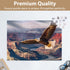 Jigsaw Puzzles for Adults 500 Pieces, Eagle Puzzles for Kids Teens Elderly Interlock Perfectly Letter on Back No Dust, Home Decor Family Fun Puzzl...
