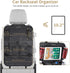 LUCMO Car Backseat Organizer with Touch Screen Tablet Holder,9 Storage Pockets Car Storage Organizer,Car Seat Back Protectors Kick Mats Travel Acc...