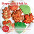 Fall Leaves Cookie Cutters 3-Pc. Set Made in USA by Ann Clark, Acorn, Maple Leaf, Oak Leaf...
