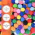 WAU Craft Pom Pom Balls - 100pcs 1.5 inch Multicolored Large Pompoms for Crafts Art DIY Project in Reusable Zipper Bag...