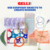 Gelli Arts Gel Printing Plate - 5" X 7" Reusable Gel Printing Plate, Printmaking Supplies, Monoprinting at Home, Arts and Crafts...