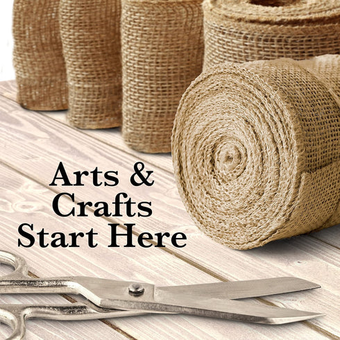 Burlap Ribbon 3 Inch Wide - Burlap Roll Fabric Ribbon, 10 Yard Burlap Ribbon for Crafts, Burlap Flower Wrap, Rustic Ribbon for Gifts, Holidays and...