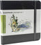 Travelogue Drawing Book, Square 5-1/2 x 5-1/2, Ivory Black Artist Journal...