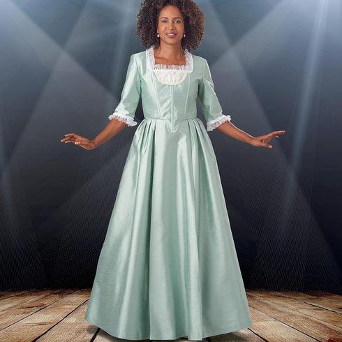 Simplicity Misses' 18th Century Historical Costume Dress Kit, Code 9251 Sewing Pattern, Sizes 16-24, White...