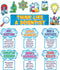 Teacher Created Resources Scientific Mini Bulletin Board Set, Small, Multi Color...