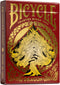 Bicycle Red Dragon Gold Foil Premium Playing Cards, 1 Deck...