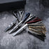 FUNRUN JEWELRY 12PCS Mens Tie Clips Set Black Tie Bar Clip for Regular Ties Necktie Wedding Business Clips with Gift Box...