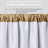 Elrene Home Fashions Versailles Room-Darkening Faux-Silk Waterfall Window Valance, Accessory for Bedroom or Living Room Windows with Rod Pocket Ta...