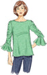 Butterick B6687Y Easy Women's Semi-Fitted Shirt Sewing Patterns, Sizes 4-14, White...