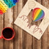 LEISURE ARTS Wood Stitched String Art Kit with Hot Air Balloon - Adult or Kids Craft - Craft Kits for Teens - String Art kit for Adults - 3D Strin...