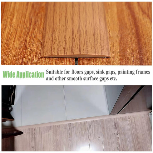 Floor Transition Strip Self-Adhesive Cover Strips Threshold Repair Floor Gap Vinyl Flooring Transitions Laminate Floor Flat Divider Strip Minimali...