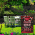 Graduation Garden Flag Class of 2024, Red Congrats Grade Flag for Outside Party Hanging Decorations 12x18 Inch Burlap...