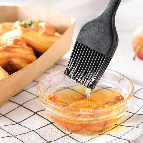 2PCS Silicone Basting Pastry Brush, JJOO Heat Resistant Food Cooking Brush for Oil, Sauce, Baking, BBQ and Grill, BPA Free, Dishwasher Safe (2Pack...