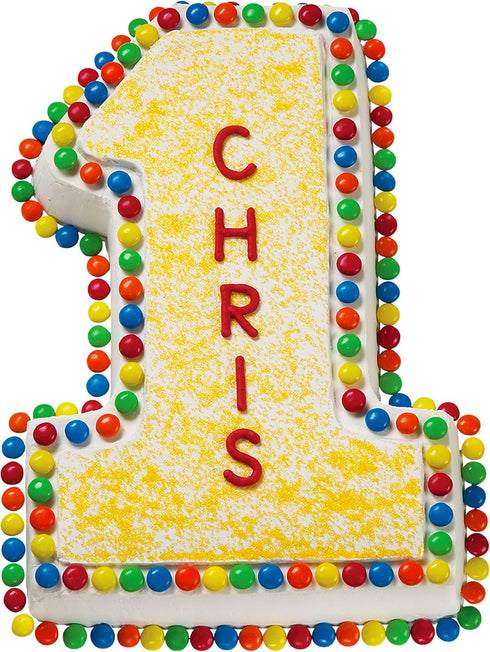Wilton First Birthday Cake Pan, Kids 3D Number One Cake Pan...