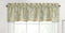 Waverly Paisley Verveine Valance for Window Rod Pocket Curtain for Kitchen and Living Room, 52 in x 16 in, Spring...
