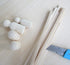 30 PCS 1/8 ×12 inch Wooden Square Dowel Rod, Small Hardwood Unfinished Wood Squrae Sticks for Crafts DIY Projects...