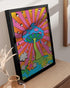 HAUS AND HUES Mushroom Poster Trippy Posters - Indie Posters Posters for Room Aesthetic Trippy Hippie Posters Y2K Poster Mushroom Art Indie Pictur...