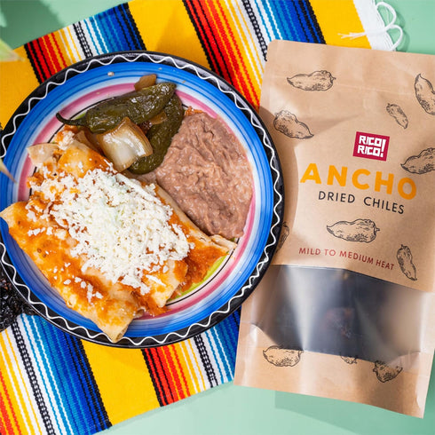 Dried Chile Peppers Bundle (12 oz Total) - Ancho, Guajillo and Arbol Chiles - The Spicy Trio - Great For Mexican Recipes - In Resealable Bags by R...