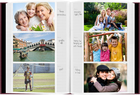 Pioneer Photo Albums Sewn Bonded Leather Bookbound 300 Pkt 4x6 Bi-Directional Photo Album, Brown, ( Pack of 1)...