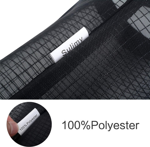 Mesh Garbage Bag Sulimy Plastic Bag Holder Dispensers 2pcs Folding Hanging Storage Trash bags Holders Organizer Recycling Grocery Pocket Container...