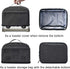 VOSDANS 4 Slice Toaster Cover with Removable Bottom 2-in-1 Toaster Bag with Pockets Toaster Storage Bag with Handle, Dust and Fingerprint Protecti...