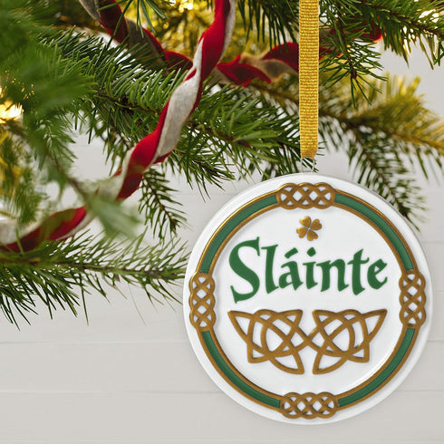 Hallmark Keepsake Christmas Ornament 2020, An Irish Toast Sláinte, Porcelain (1799QGO1991)...