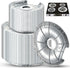 60 Pcs Electric Stove Burner Covers, Disposable Aluminum Foil Drip Pan Liners, 6 inch and 8 inch Round Burner Liners Bibs to Keep Stove Top Clean from Oil and Food (30 Pcs 6 , 30 Pcs 8 )