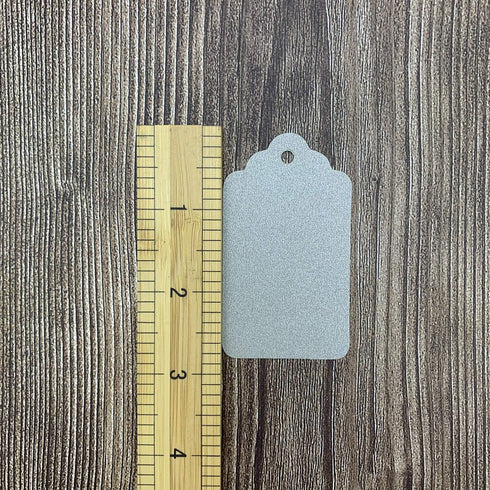 Gift Tags, 100pcs Silver Paper Tags with String...