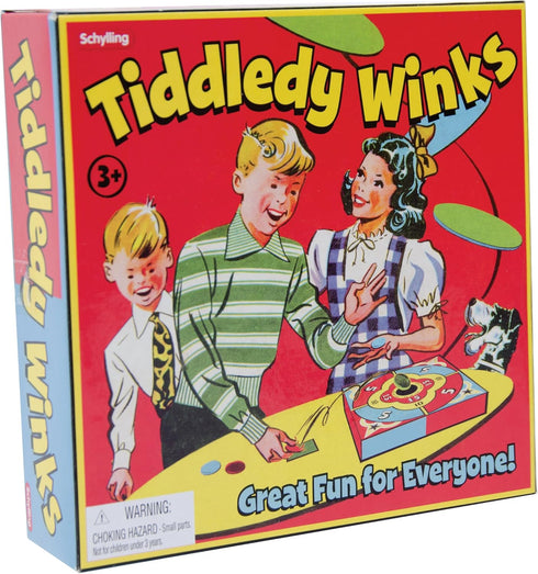 Schylling Tiddledy Winks - Classic Game for The Whole Family - Includes Game Board, Cup, and Winks - Ages 3 and Up...