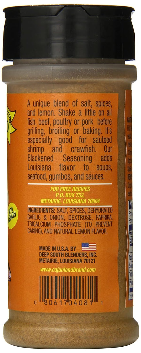 Cajun Land Blackened Redfish Seasoning, 6 Ounce...