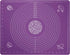 Silicone Baking Mat for Rolling Pastry Dough with Measurements, 19.7" x 15.7" BPA Free Non stick and Non Slip Purple Table Sheet Baking Supplies f...