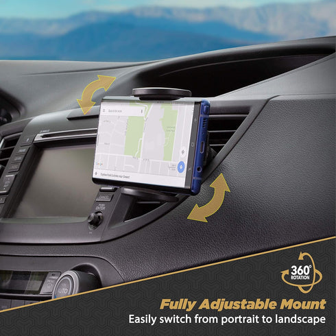 Scosche SUHV-XCES0 Select Vent Phone Mount for Car and Removable Vent Clips, Portable, Convenient Quick-Release Button...