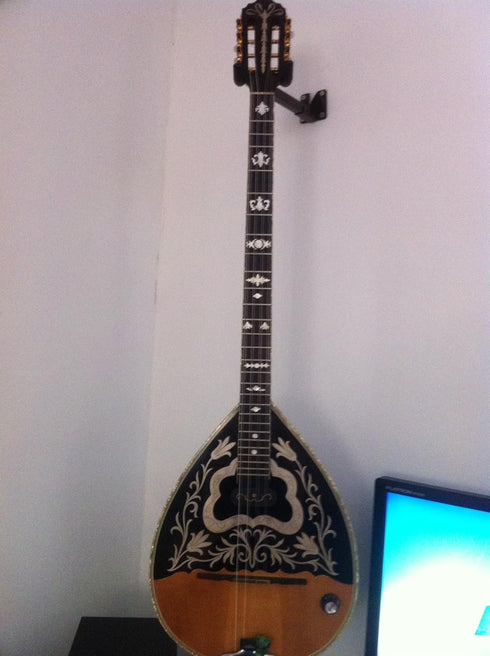 Jockomo Old Banjo Type (White Pearl) Guitar Inlay Sticker...