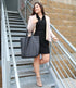 Comfortable light weight quilted Market Tote water repellent Color Black...