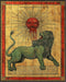 Posterizer 1 pcs-alchemical depiction with a green lion-vintage inspired 4-Vintage Art-Fantasy & Fiction Art- Gift for Men Women Entrepreneur Teen...
