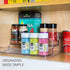 SIMPLEMADE Spice Rack Three-Tiered Shelf, Countertop, and Cabinet Storage and Spice Organizer for Kitchen, Bathroom, Bedroom, and Office, Home Sto...