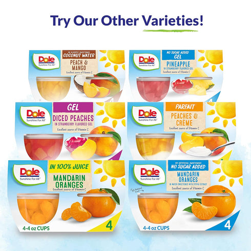 Dole Fruit Bowls No Sugar Added Snacks, Diced Pears 4oz 24 Cups, Gluten & Dairy Free, Bulk Lunch Snacks for Kids & Adults...