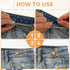 8 Sets Flower Jean Buttons, Jeans Waist Tightener No Sew Button Pins Adjustable Decorative Waist Buckles Detachable Jean Clips for Loose Jeans Pan...