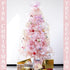 MEEDEE Pink Wired Christmas Ribbon - 2.5 Inch, 6 Rolls, 36 Yards for Tree, Wreaths & Garland...